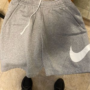 Nike shorts big swoosh size medium